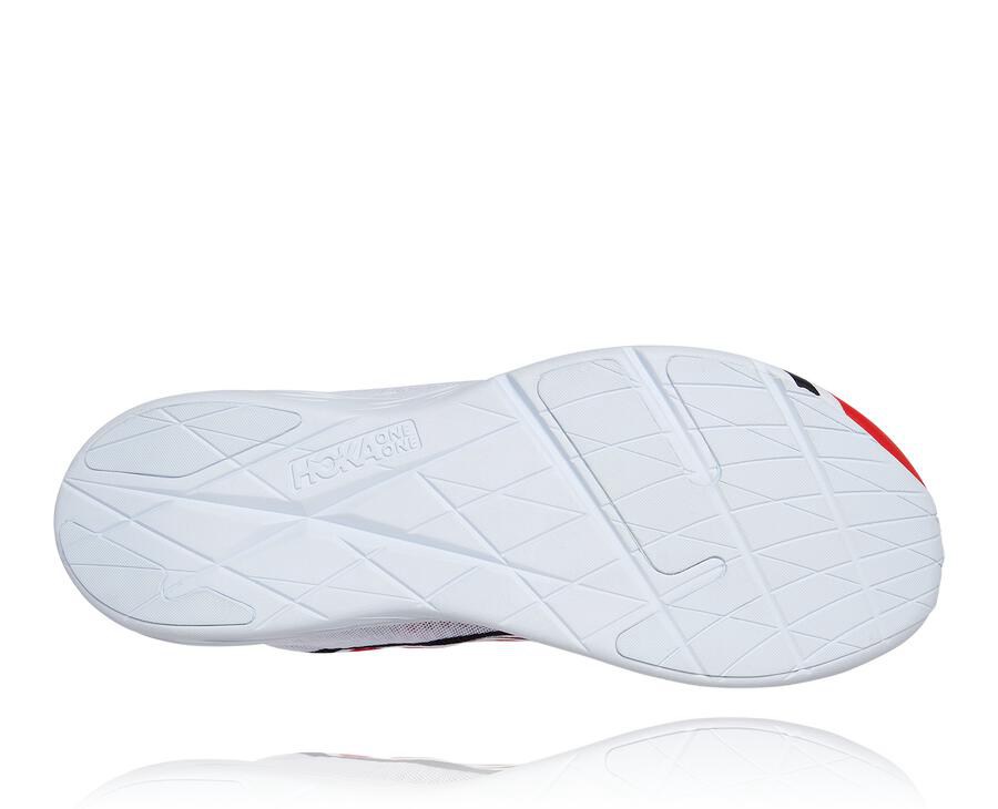 Hoka One One Mens Running Shoes - Rocket X - Red/White - CLSG53680
